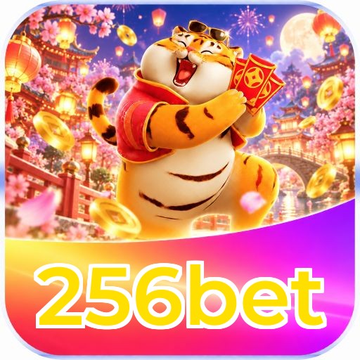 Interface da plataforma 256bet mostrando slots populares e bônus de boas-vindas